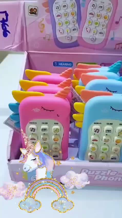 Celular Infantil Musical Interativo com mordedor Educativo Sensorial