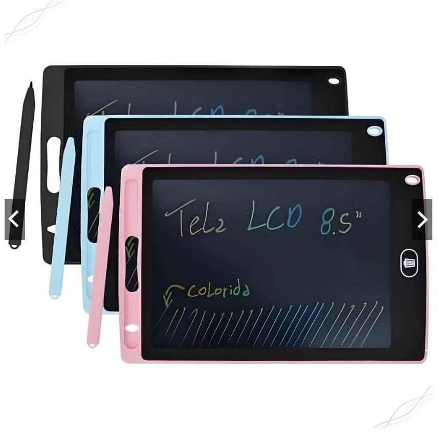 Lousa Mágica LCD Infantil 8,5/10/12” | Desenhar, Escrever e Aprender Sem Papel